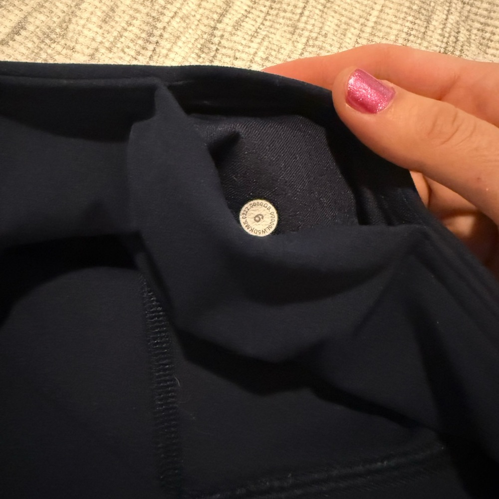 Lululemon Groove Nulu Super High Rise Pant in True Navy - Picture 4 of 5